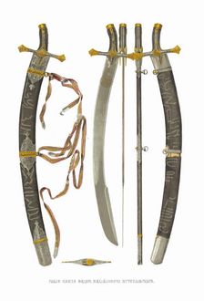 The sabre of Prince Fedor Ivanovich Mstislavsky, 1849-1853. Creator: Solntsev, Fyodor Grigoryevich (1801-1892)