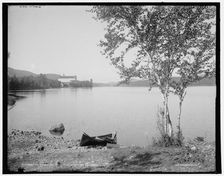 The Sagamore, Long Lake, Adirondack Mountains, c1902. Creator: William H. Jackson