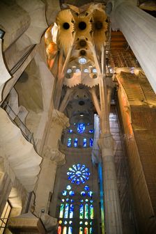The Sagrada Familia Temple, Barcelona, Spain, 2007. Creator: Samuel Magal