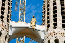 The Sagrada Familia Temple, Barcelona, Spain, 2007. Creator: Samuel Magal