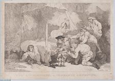 The Sad Discovery of the Graceless Apprentice, November 30, 1785., November 30, 1785. Creator: Thomas Rowlandson