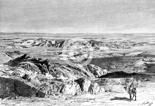 The Sahara Desert, North Africa, 1895.Artist: Barbant