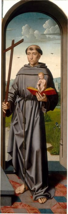 The Saint Anne Altarpiece: Saint Anthony of Padua [right panel], c. 1500/1520. Creator: Gerard David
