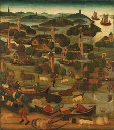 The Saint Elizabeth’s Day Flood, c.1490-c.1495. Creator: Master of the St Elizabeth Panels