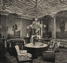 The Saint Petersburg English club on Palace Embankment. The Portrait Room, 1910s