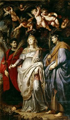 The Saints Domitilla, Nereus and Achilleus, 1608. Creator: Rubens, Pieter Paul (1577-1640)