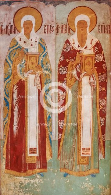 The Saints Isaiah and Leontius of Rostov, 17th century.