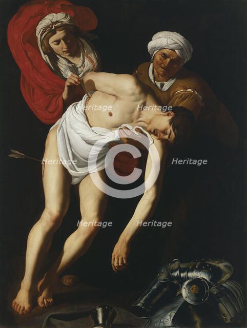 The Saints Sebastian, Irene and her Maid. Artist: Baburen, Dirck (Theodor), van (1595-1624)