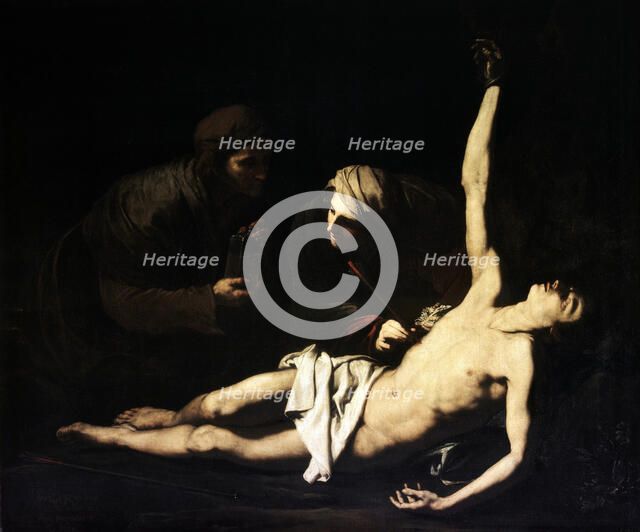 'The Saints Sebastian, Irene and Lucia', 1628. Artist: Jusepe de Ribera