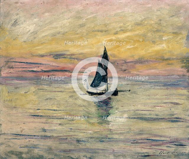 The Sailing Boat, Evening Effect, 1885.