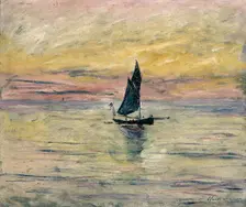 The Sailing Boat, Evening Effect, 1885