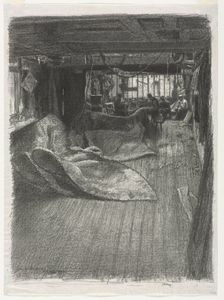The Sailmaker's Loft, 1911. Creator: Thomas Robert Way (British, 1861-1913)