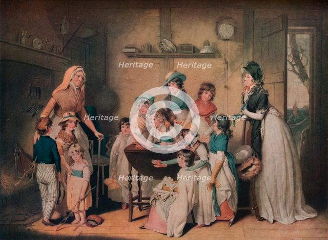 The Sailor's Orphans: or The Young Ladies' Subscription, 1800, (1919). Artist: William Ward