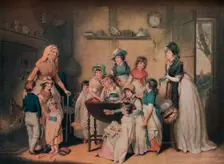 The Sailor's Orphans: or The Young Ladies Subscription, 1800, (1919). Artist: William Ward