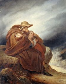 The sailor's family, 1826. Creator: Ary Scheffer