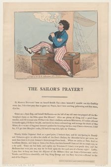 The Sailor's Prayer!!, September 12, 1801., September 12, 1801. Creator: Thomas Rowlandson