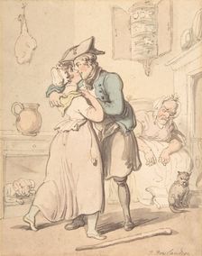 The Sailor's Return from Active Service, 1780-1827. Creator: Thomas Rowlandson