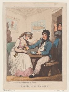 The Sailor's Return, October 10, 1799., October 10, 1799. Creator: Thomas Rowlandson