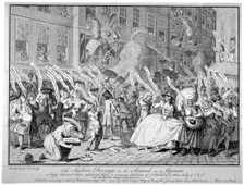 The sailor's revenge, or the Strand in an uproar... 1749. Artist: LP Boitard