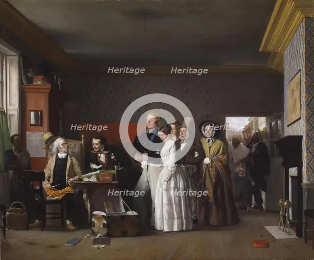 The Sailor's Wedding, 1852. Creator: Richard Caton Woodville.