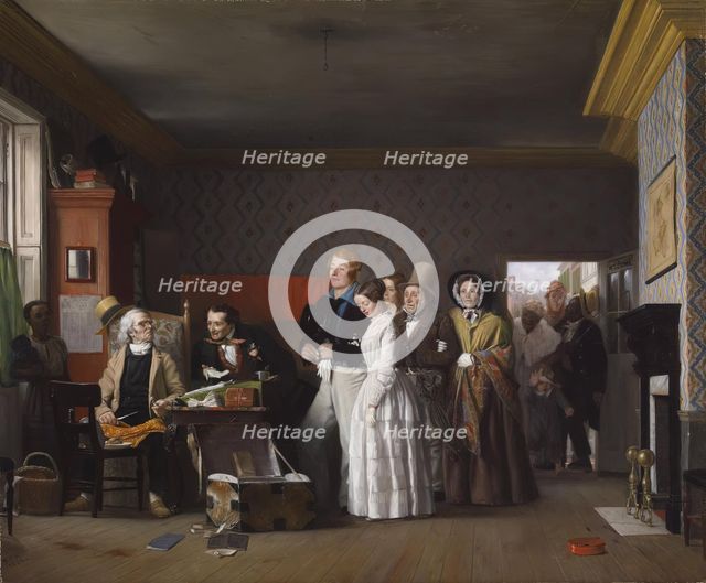 The Sailor's Wedding, 1852. Creator: Richard Caton Woodville.