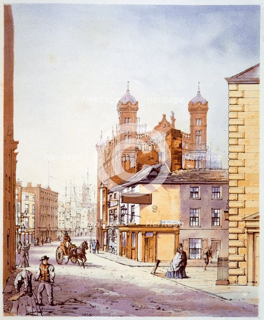 The Sailors' Home, from Hanover Street, Liverpool, 1864. Creator: William Gawin Herdman.