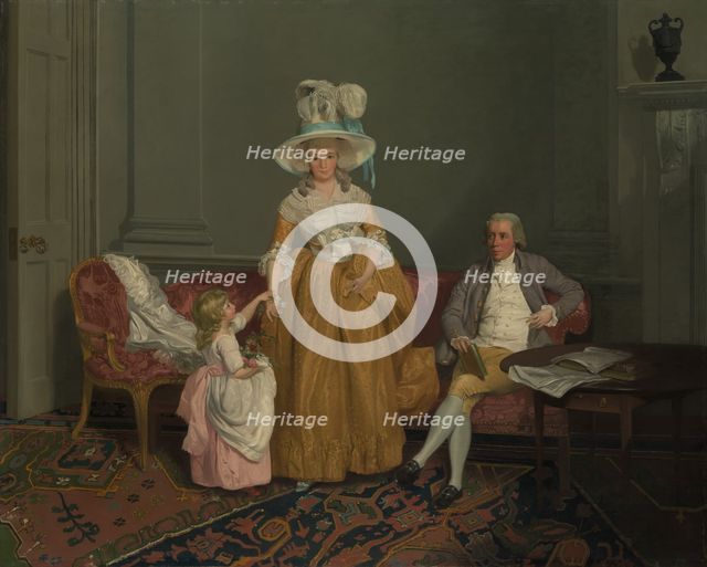 The Saithwaite Family, ca. 1785. Creator: Francis Wheatley.