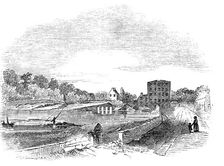 The Salmon-Leap, near Coleraine, Ireland, 1844. Creator: Unknown