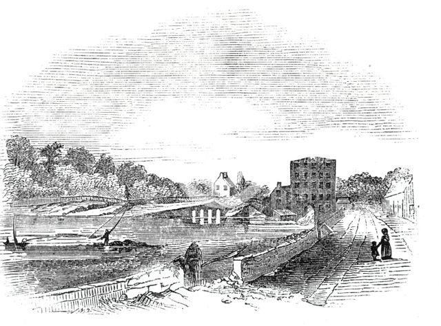 The Salmon-Leap, near Coleraine, Ireland, 1844. Creator: Unknown.