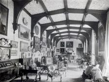 The salon, Newstead Abbey, Nottinghamshire, 1905. Creator: Henson & Co