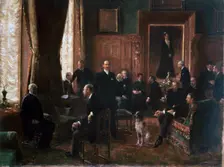 The Salon of the Countess Potocka 1887. Artist: Jean Beraud