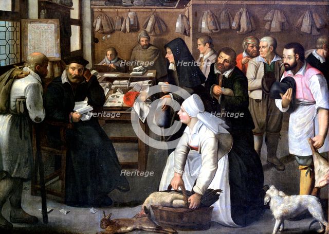 'The Sale of Nature', c1584-1637. Artist: Pieter Brueghel the Younger