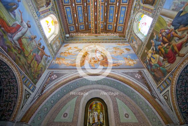 The Salesian Church, Bet Jimal, Israel. Artist: Samuel Magal