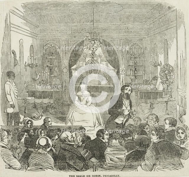 The Salle de Robin, Piccadilly, 1861. Creator: Unknown.
