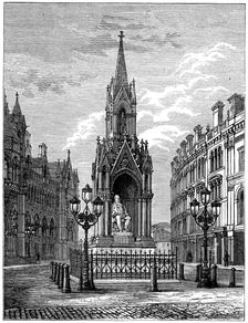 The Salt statue at Bradford, c1880
