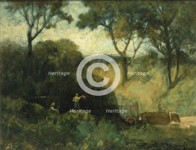 The Salute, 1895. Creator: Edward Mitchell Bannister.