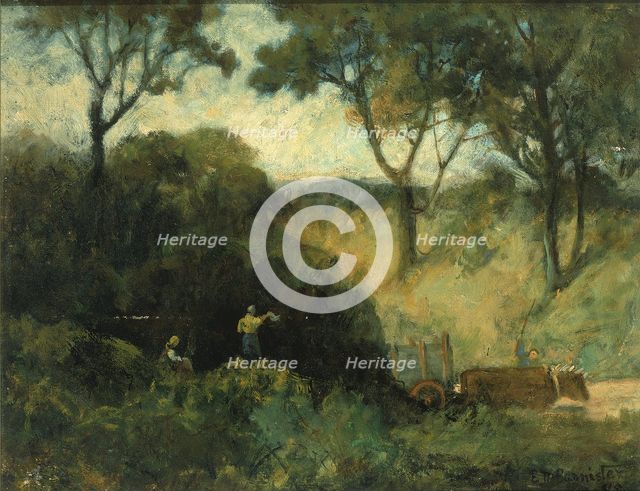 The Salute, 1895. Creator: Edward Mitchell Bannister.