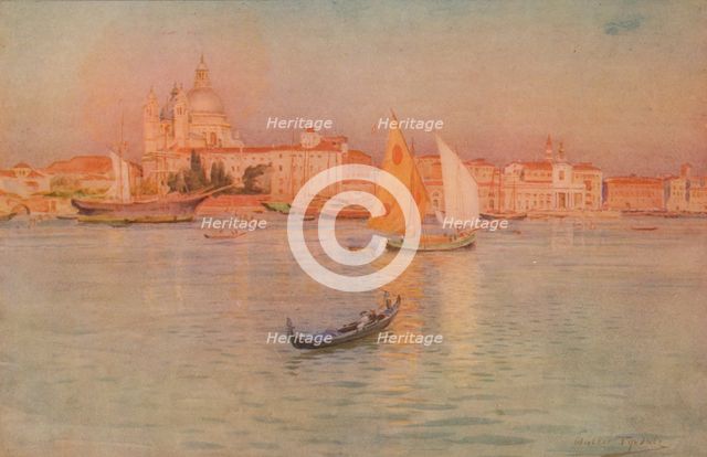 'The Salute from the Giudecca', c1900 (1913). Artist: Walter Frederick Roofe Tyndale.