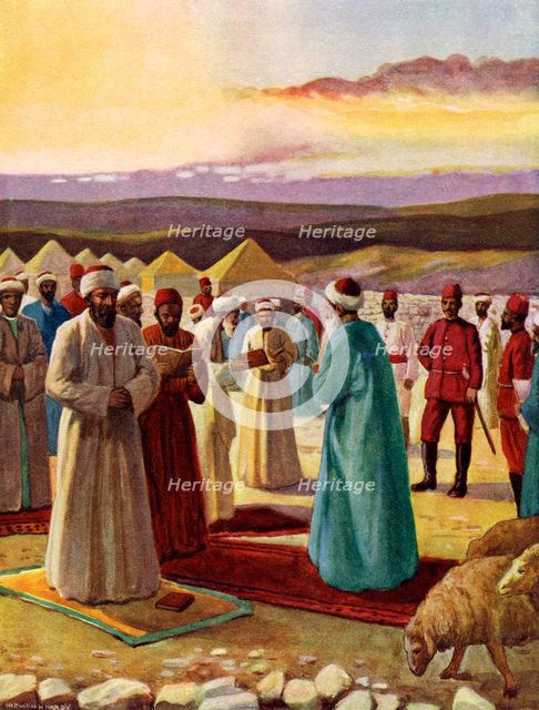 The Samaritan Passover. Artist: Unknown