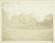 The same scene from the other side, The Castle of Doune, 1844. Creator: William Henry Fox Talbot