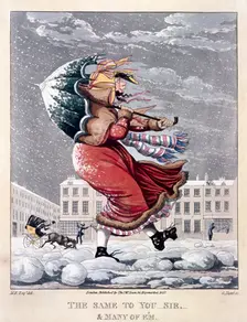 The same to you sir, and many of em 1827. Artist: George Hunt