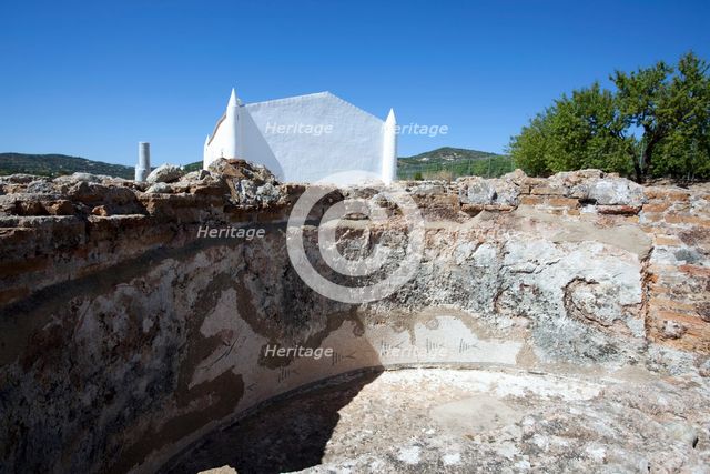 The sanctuary at Milreu, Portugal, 2009. Creator: Samuel Magal.