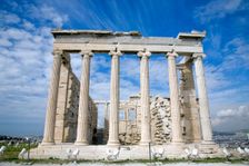 The Sanctuary of Athena, the Erechtheion, The Acropolis, Athens, Greece Creator: Samuel Magal