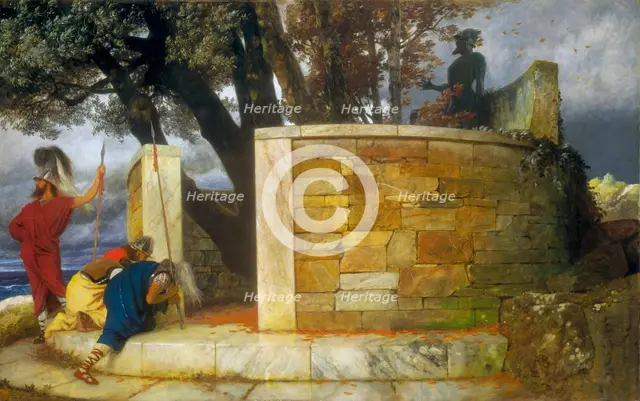 The Sanctuary of Hercules, 1884. Creator: Arnold Böcklin.