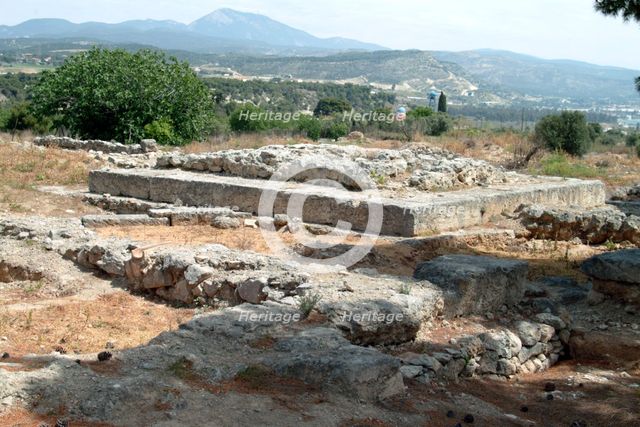 The Sanctuary of Poseidon at Isthmia, Greece. Creator: Samuel Magal.