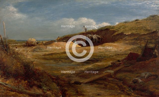 The Sand Pits, Hampstead Heath, 1834. Creator: John Linnell the Elder.