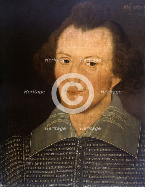 The Sanders Portrait of William Shakespeare (1564-1616), 1603.