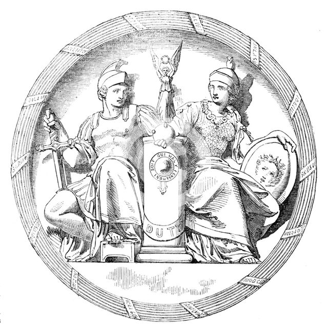 The Sandhurst Memorial Shield, 1856.  Creator: Unknown.