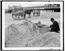The Sandman, Atlantic City, N.J., between 1880 and 1901. Creator: Unknown