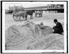 The Sandman, Atlantic City, N.J., between 1880 and 1901. Creator: Unknown